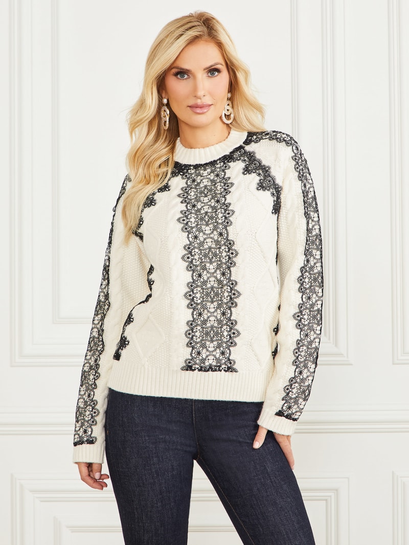 Chandail en dentelle clearance