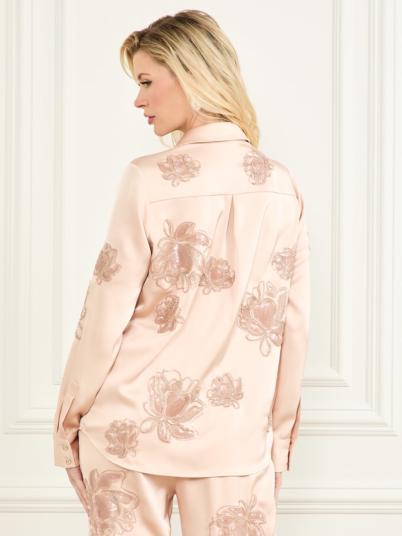 Gwen Embroidered Flower Shirt | GUESS