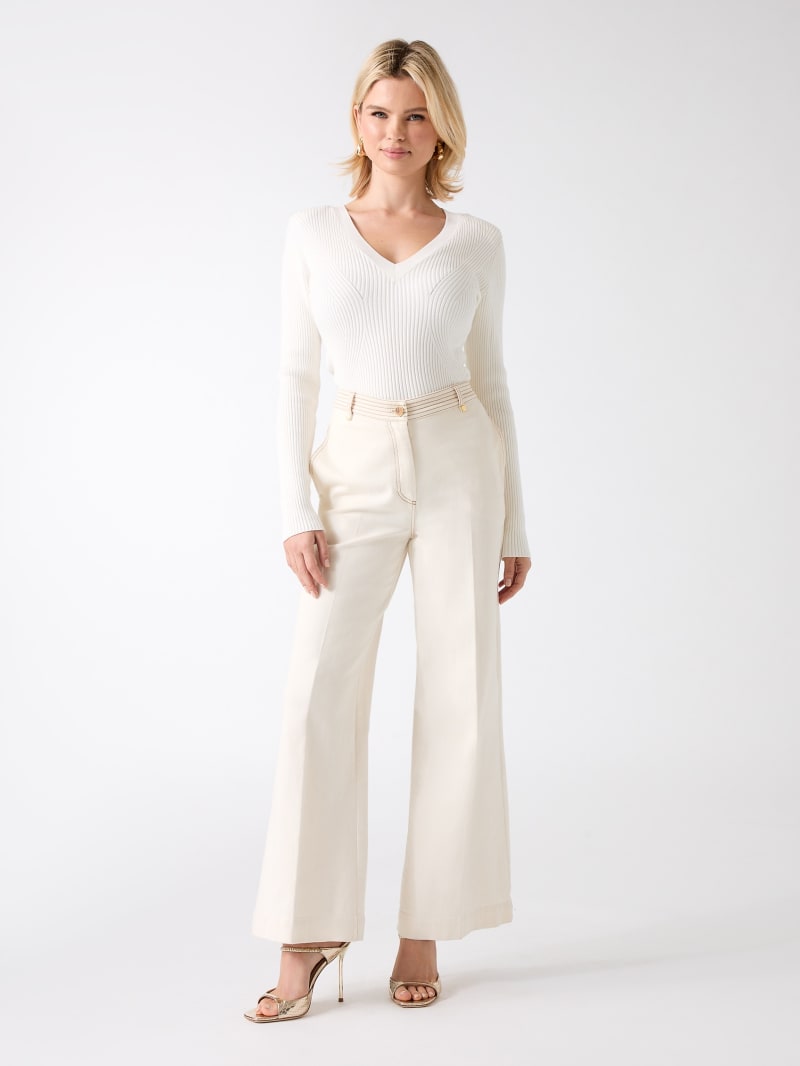 Eco Isa V-Neck Sweater Top - thumbnail 7