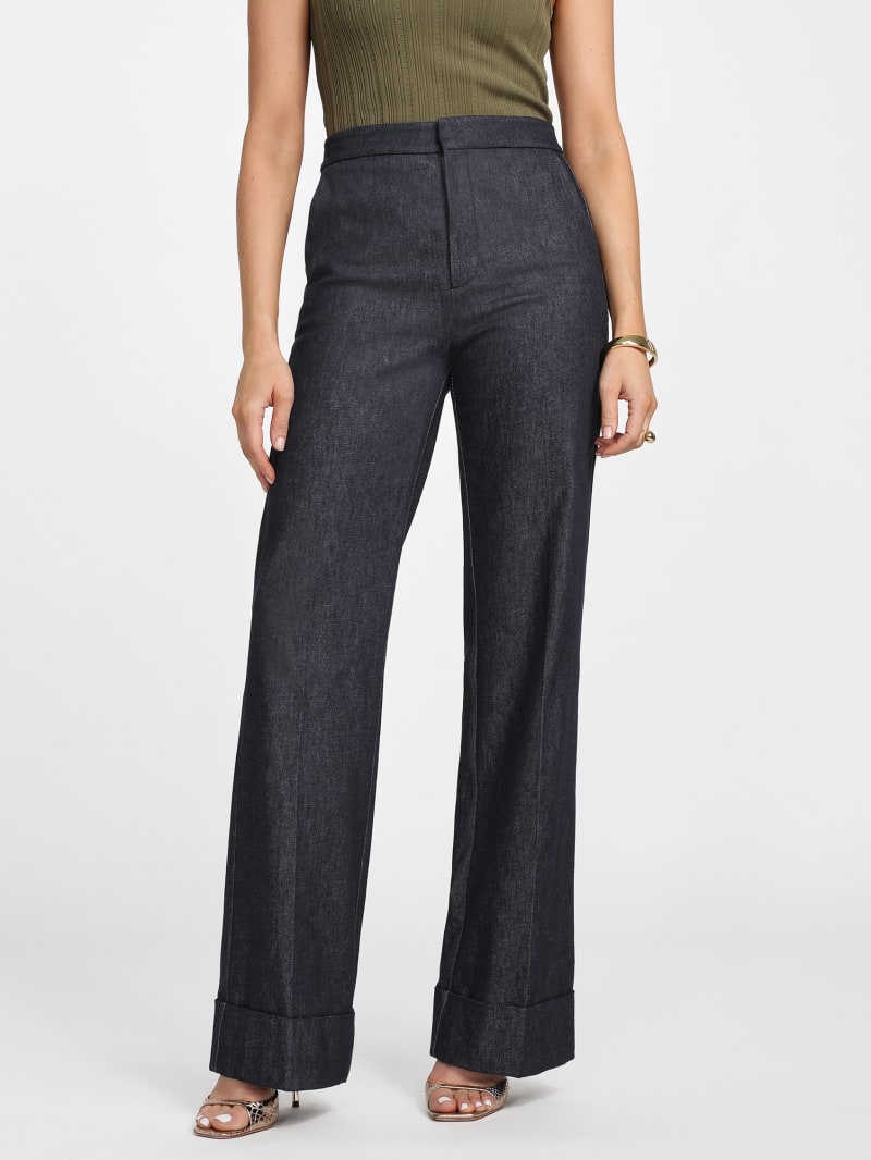 デニム・ジーパン HUECLOSET STRING TWILL SNAP PANTS (3 colors) BTR242 a2bc8290-70ef-40c3-aef5-