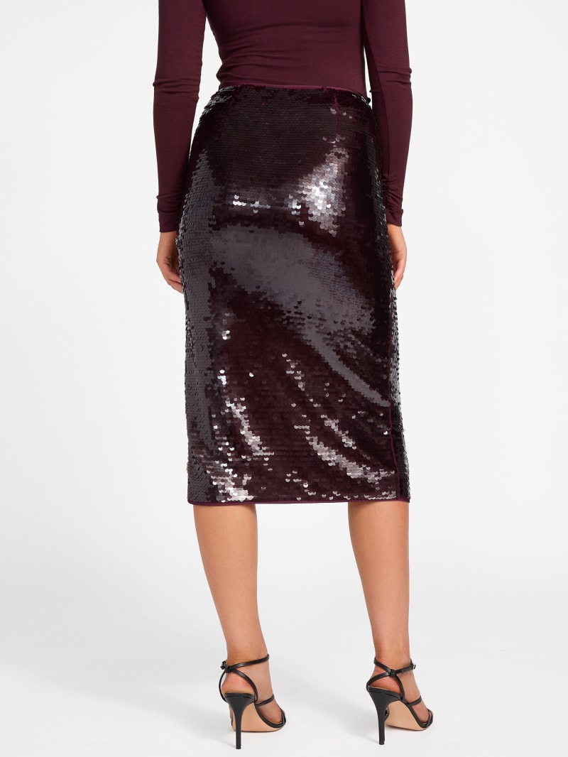 Misty Sequin Midi Skirt