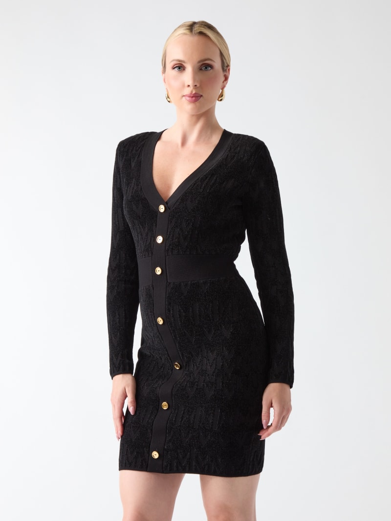Marciano monogram sweater dress