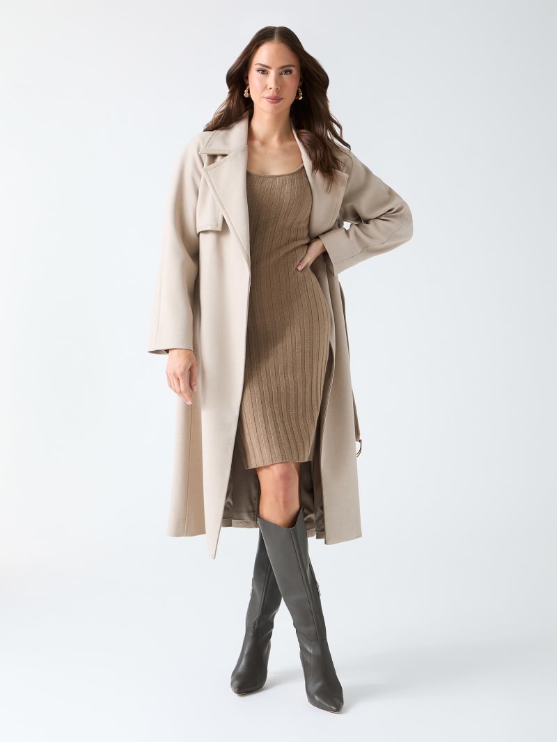 Natalie Longline Trench Coat - thumbnail 2