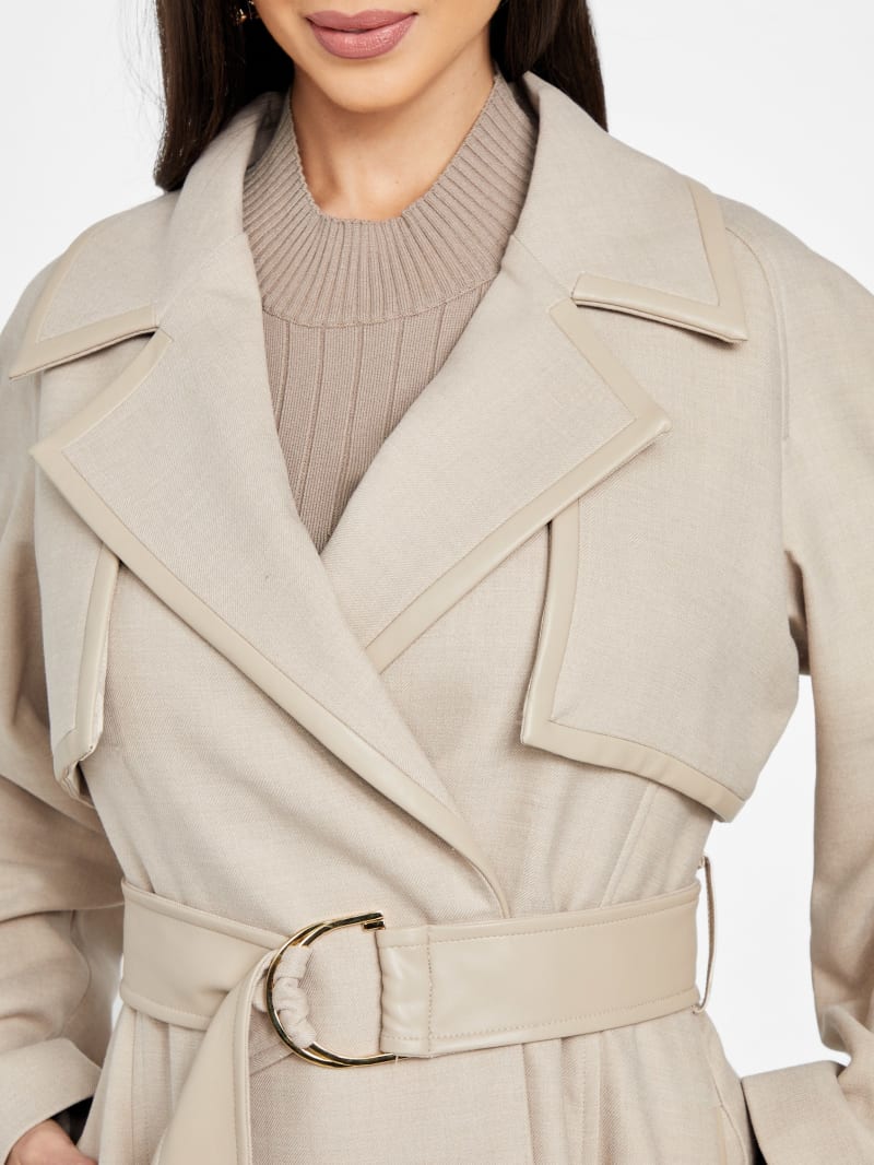 Natalie Longline Trench Coat