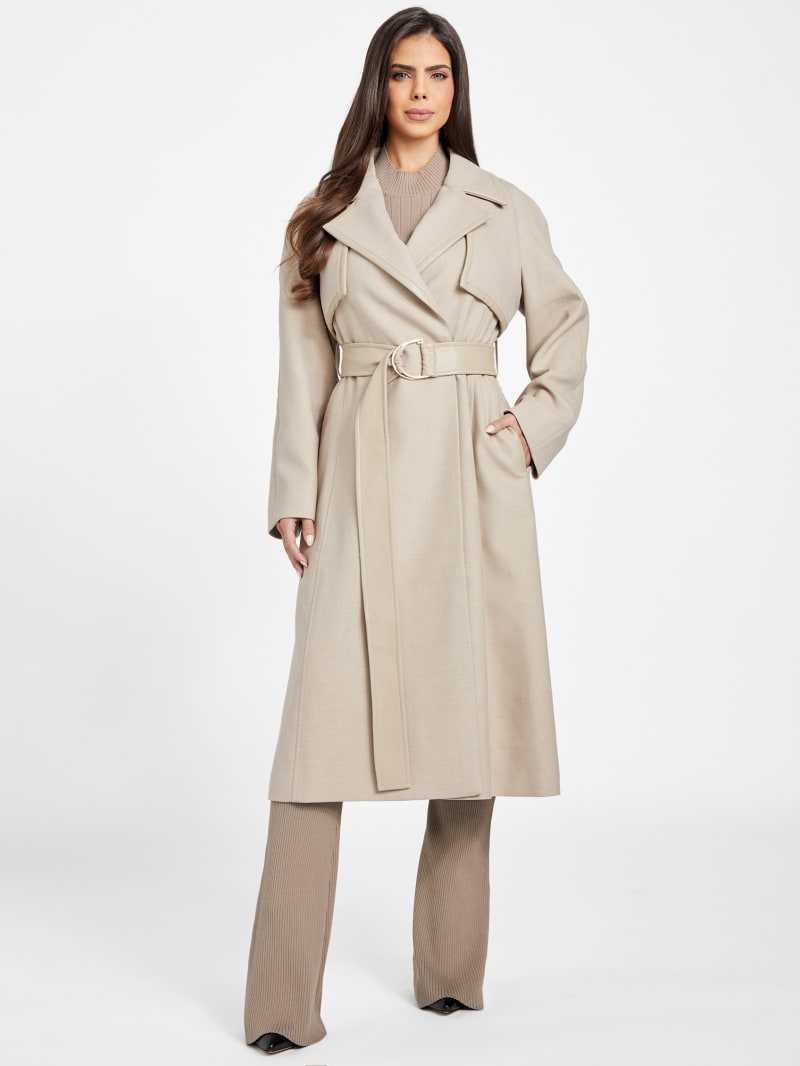 Natalie Longline Trench Coat