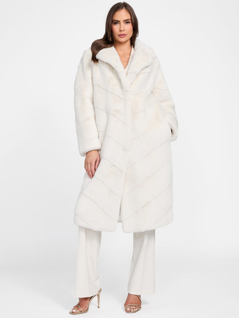 Maya Longline Faux-Fur Coat | Marciano