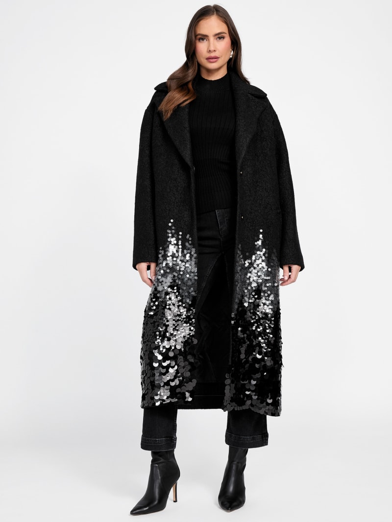 Vicky Sequin Knit Coat