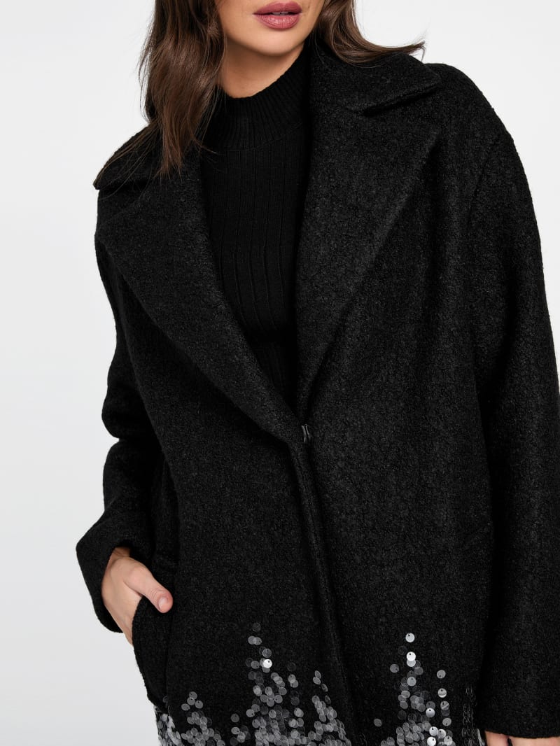 Vicky Sequin Knit Coat