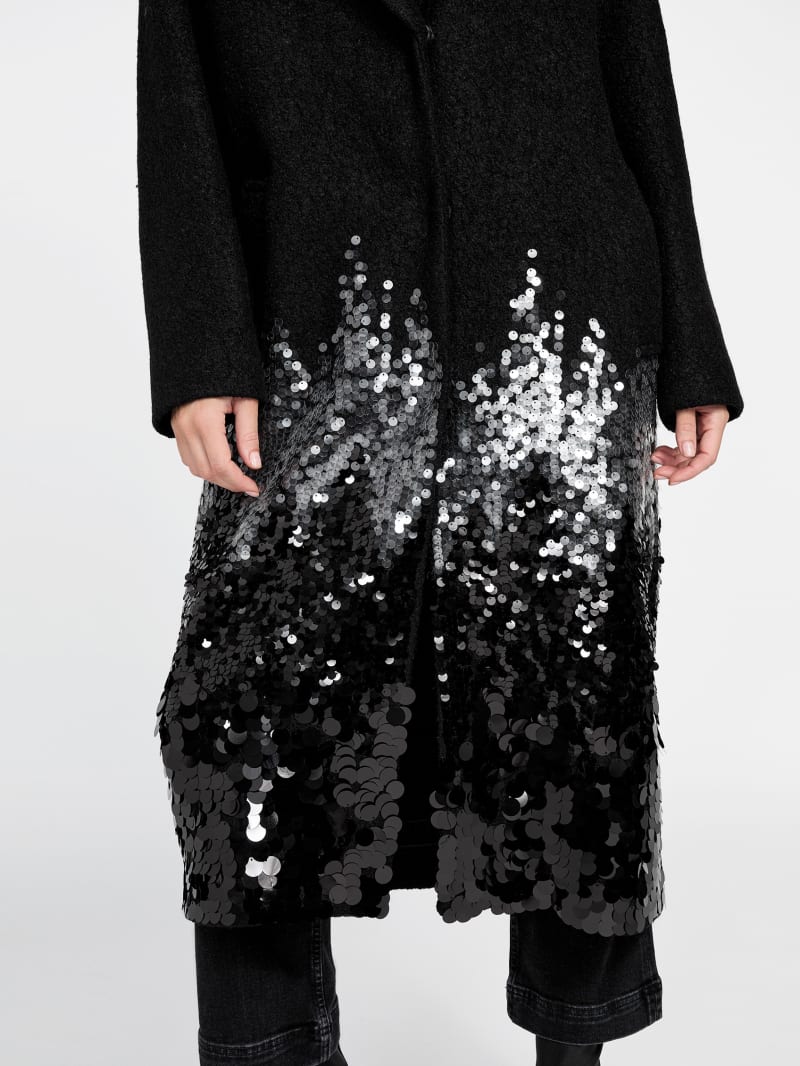 Vicky Sequin Knit Coat
