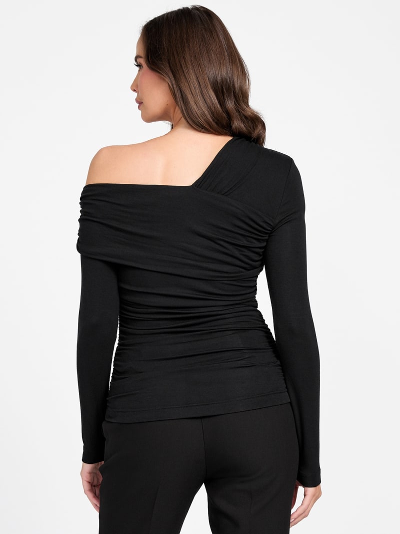 Eco Astrid Asymmetric Draped Top