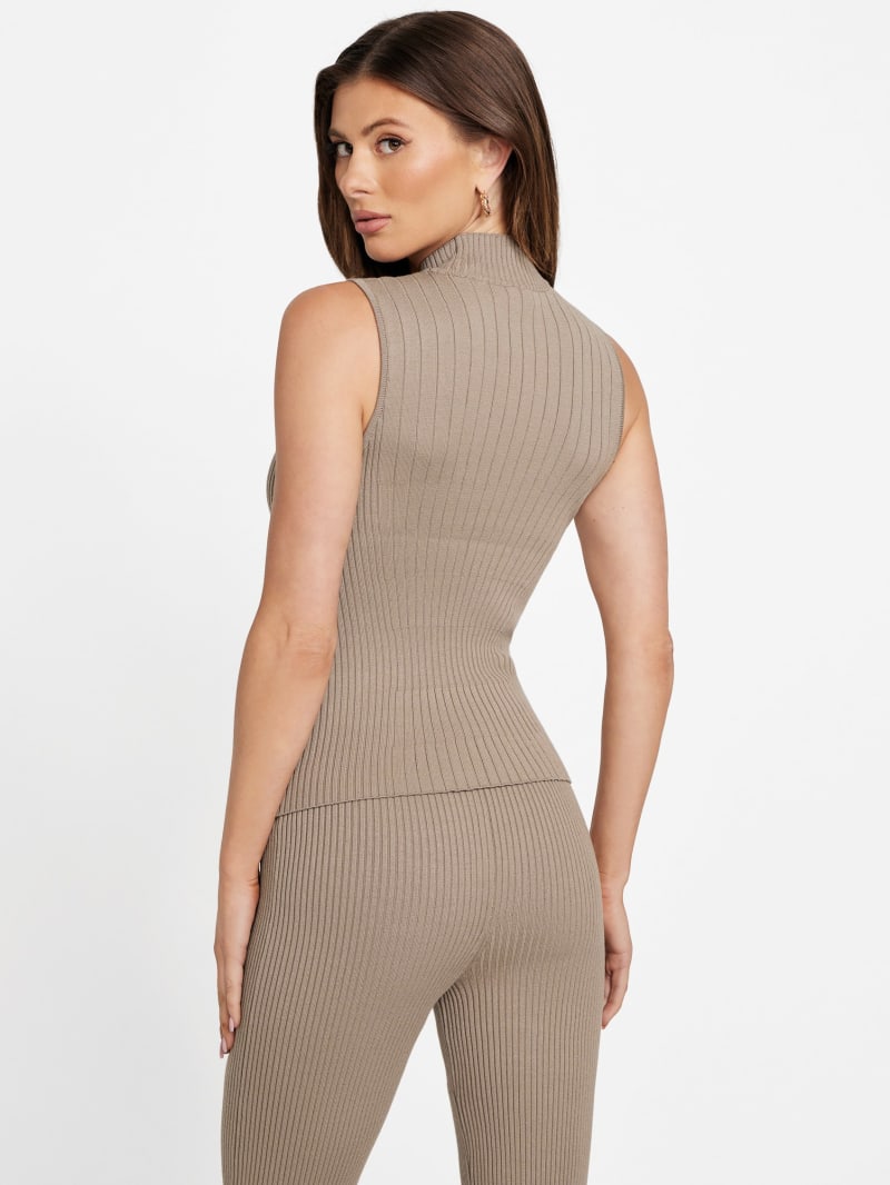 Agathe Mock Neck Sweater Top