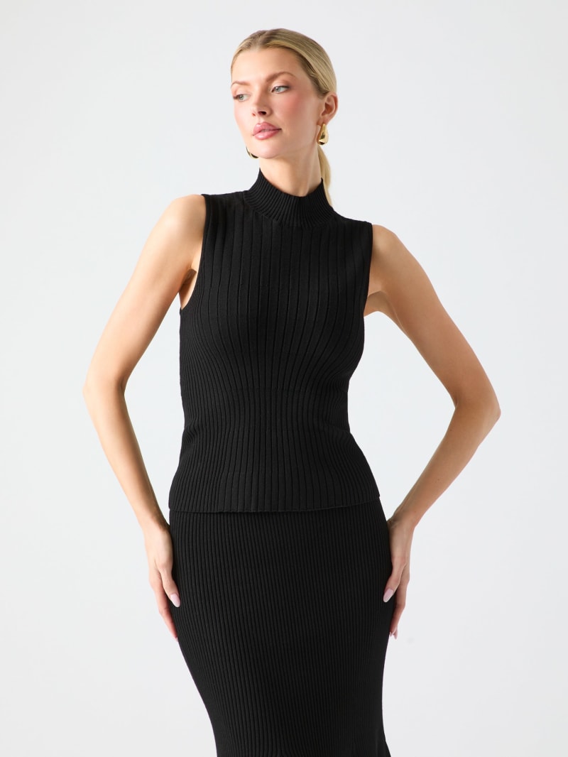 MARCIANO by GUESS® Agathe Mock Neck Sweater Top