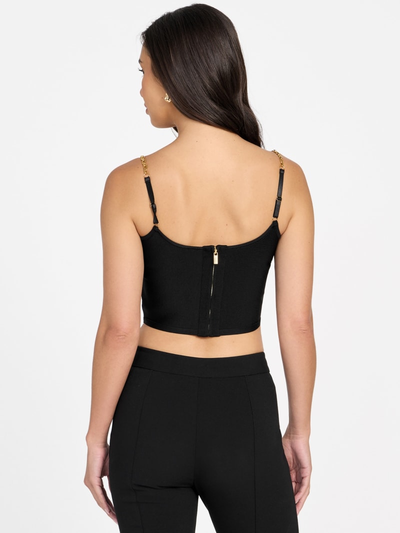 Aisha Bustier Bandage Crop Top