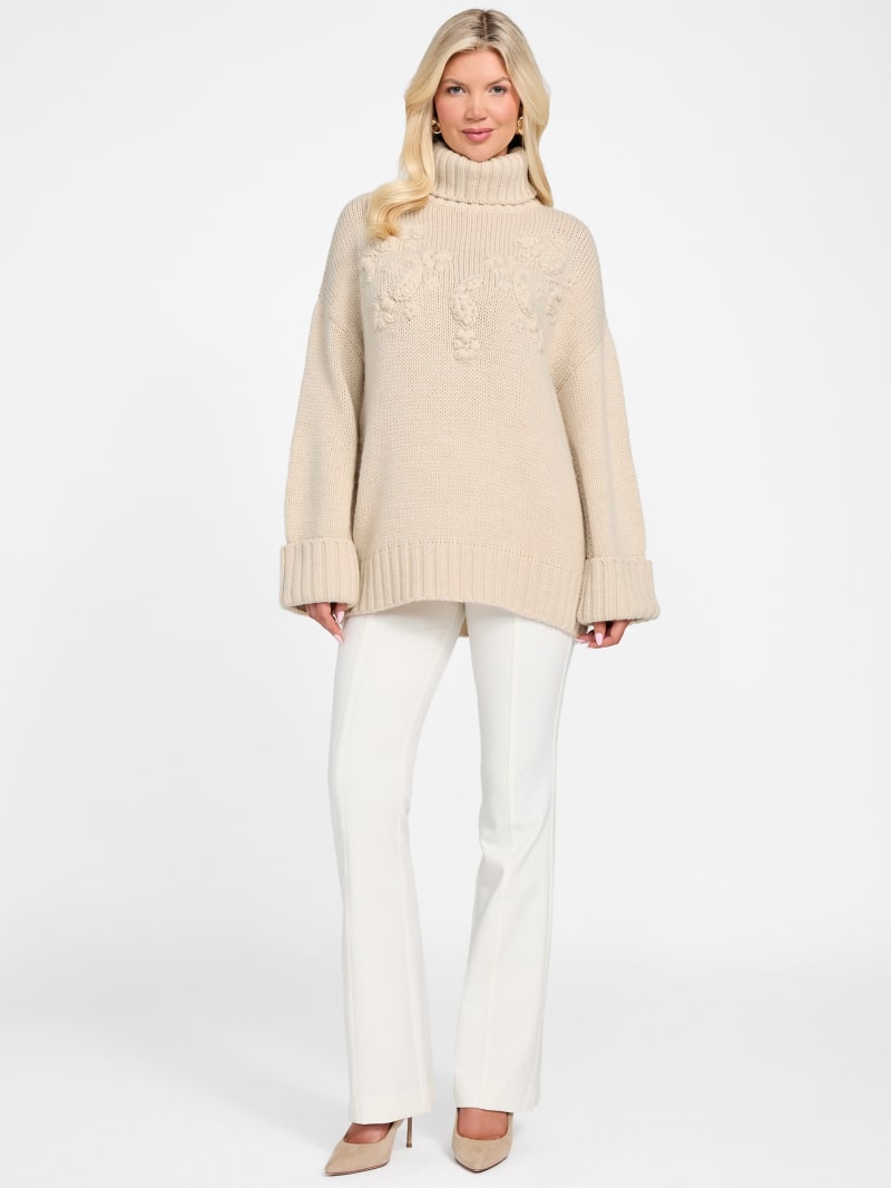 Ahlam Turtleneck Embroidered Sweater