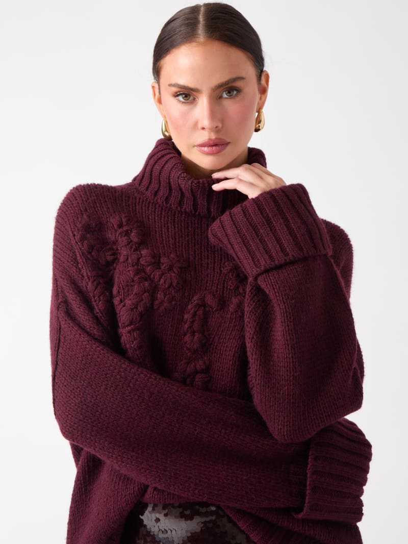 Ahlam Turtleneck Embroidered Sweater - thumbnail 7