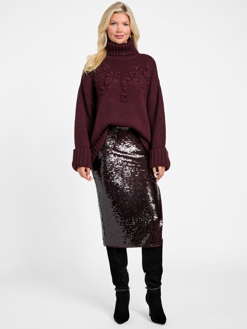 Ahlam Turtleneck Embroidered Sweater - thumbnail 9