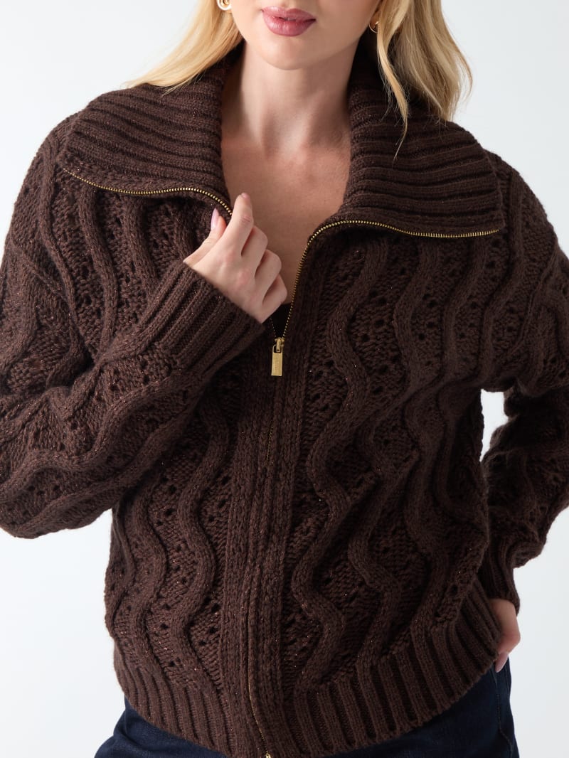 Adenora Zipped Cardigan Sweater - thumbnail 9