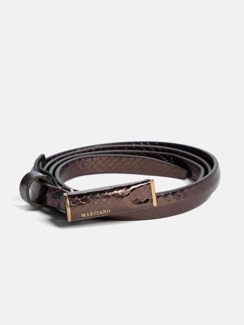 Patent Leather Minimalist Belt