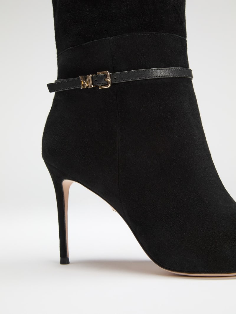 Suede Knee-High Stiletto Boot