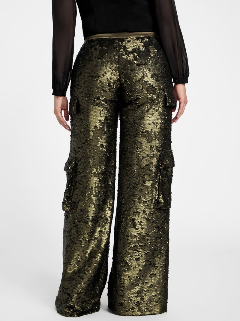 美品　anuke　glitter cargo pants　ベージュ　アンヌーク anuke 【SALE】 アンヌーク 即日発送 Glitter Cargo Pants