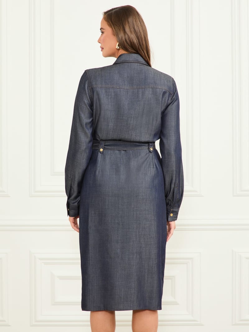 GUESS  サファリワンピ Eco Carla Safari Denim Dress | GUESS