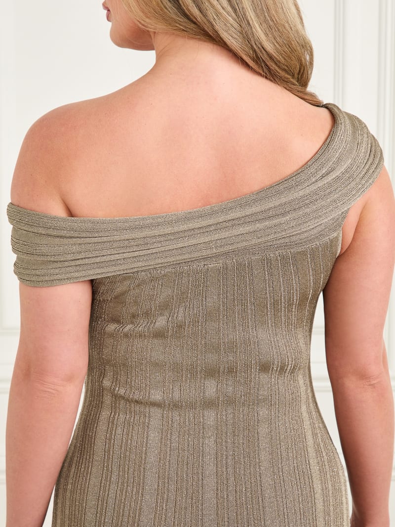 Gia Twisted Lurex Dress
