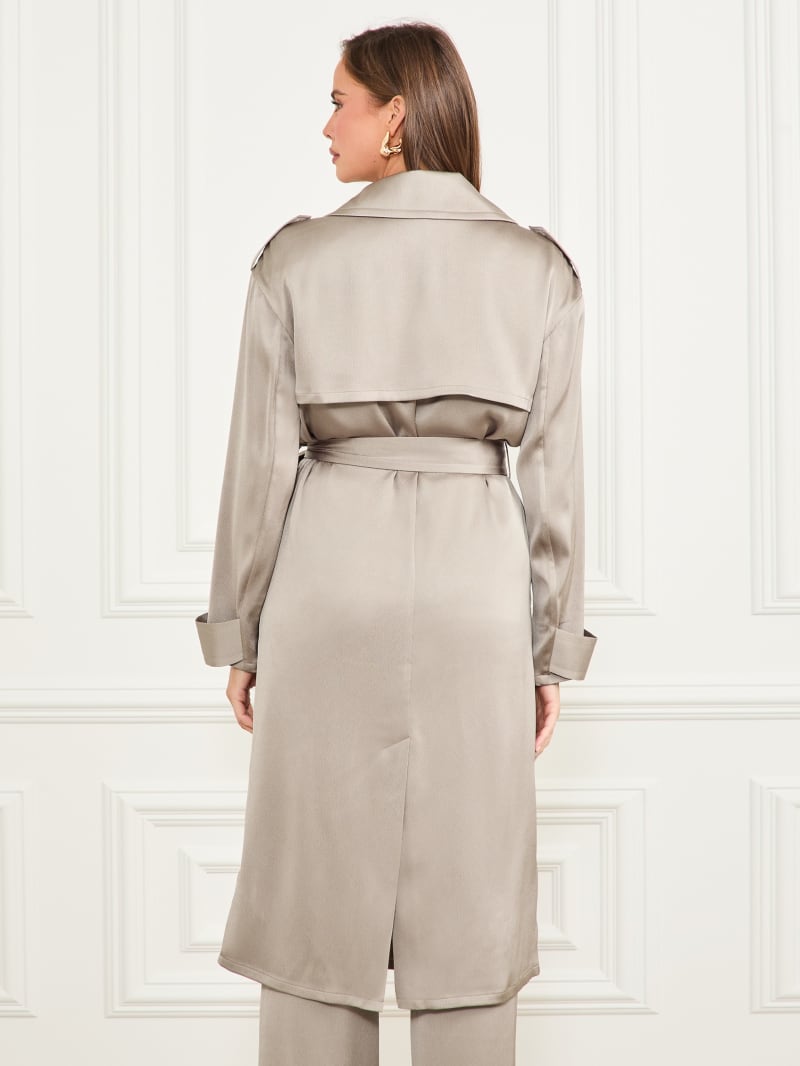 Eva Satin Trench Coat | Marciano Ca