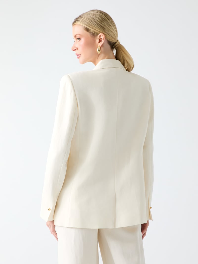 Eco Greta Linen-Blend Blazer - thumbnail 4