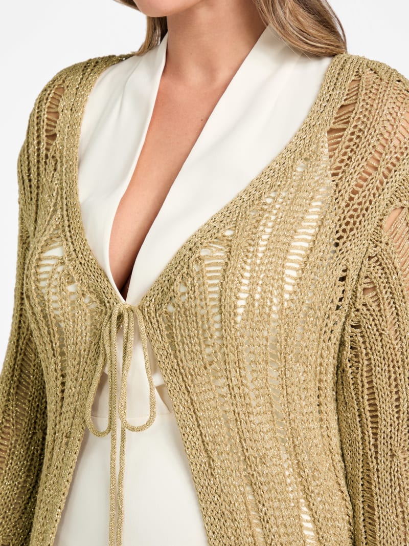 Lucky Lurex Net Duster Cardigan | Marciano
