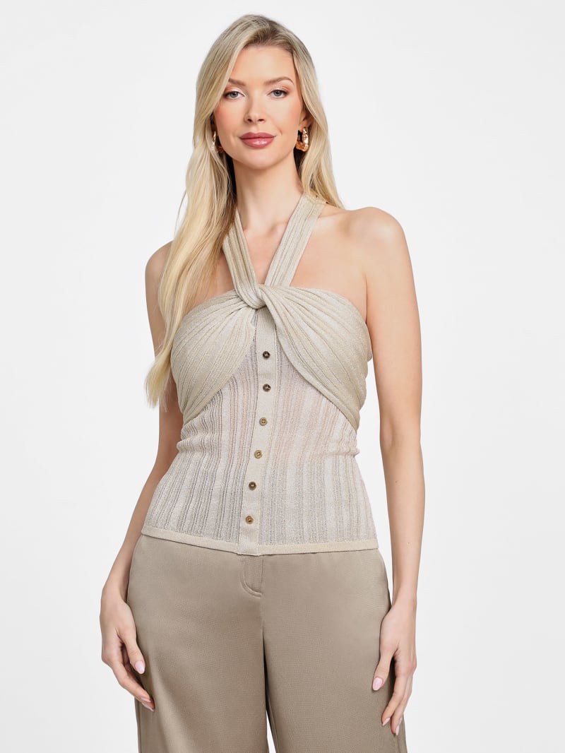 yuririn　0819 Gia Lurex Sweater Top | Marciano Ca