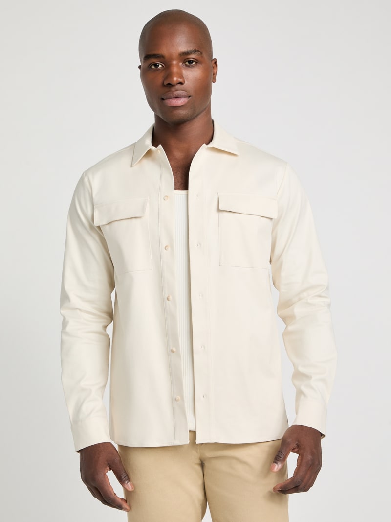 Geeong ホワイトシャツ MARCIANO by GUESS® Justin Shacket