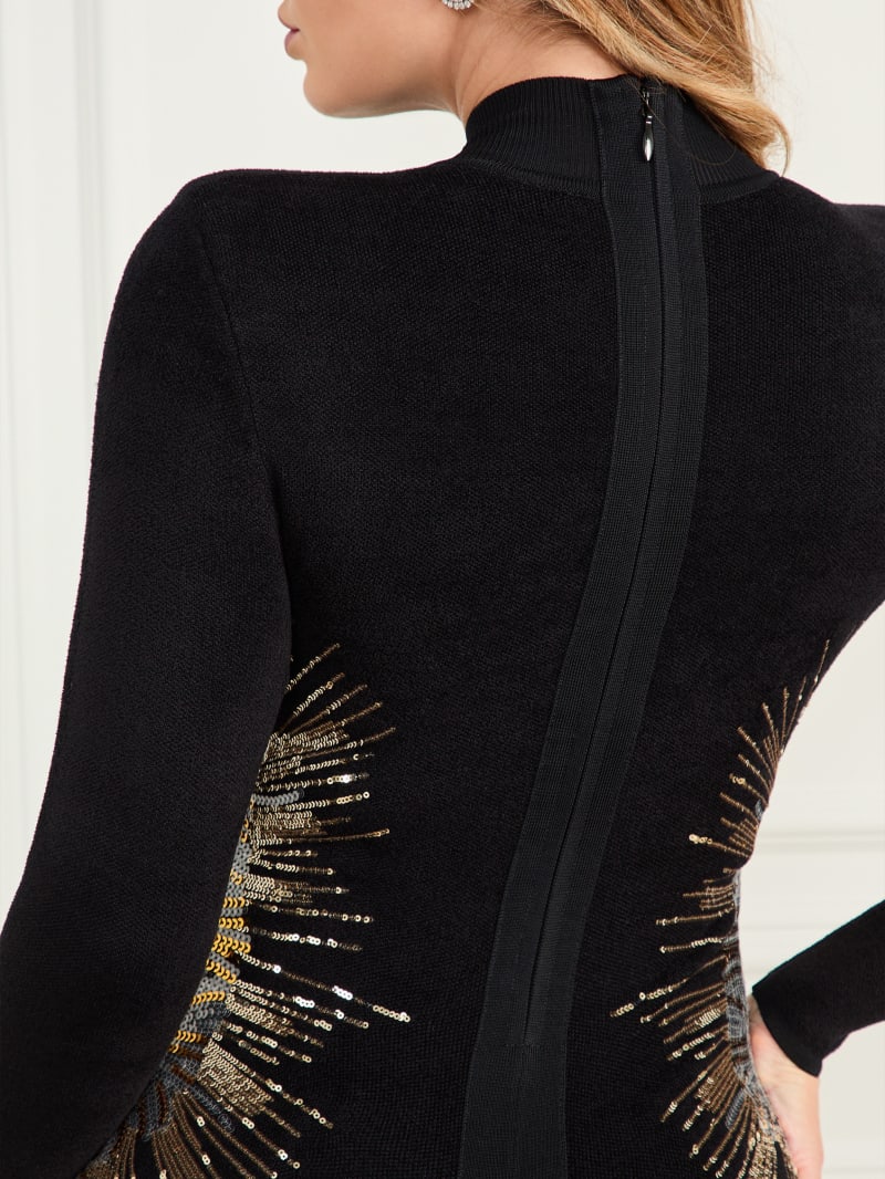 Sparkler Sequin Velour Dress | GUESS