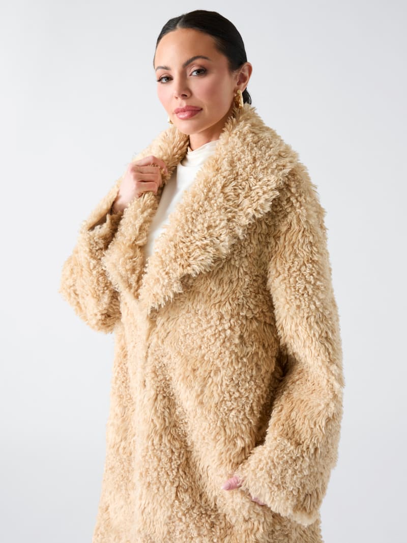MARS sugar gross ファーコート MARCIANO by GUESS® Margot Longline Faux-Fur Coat
