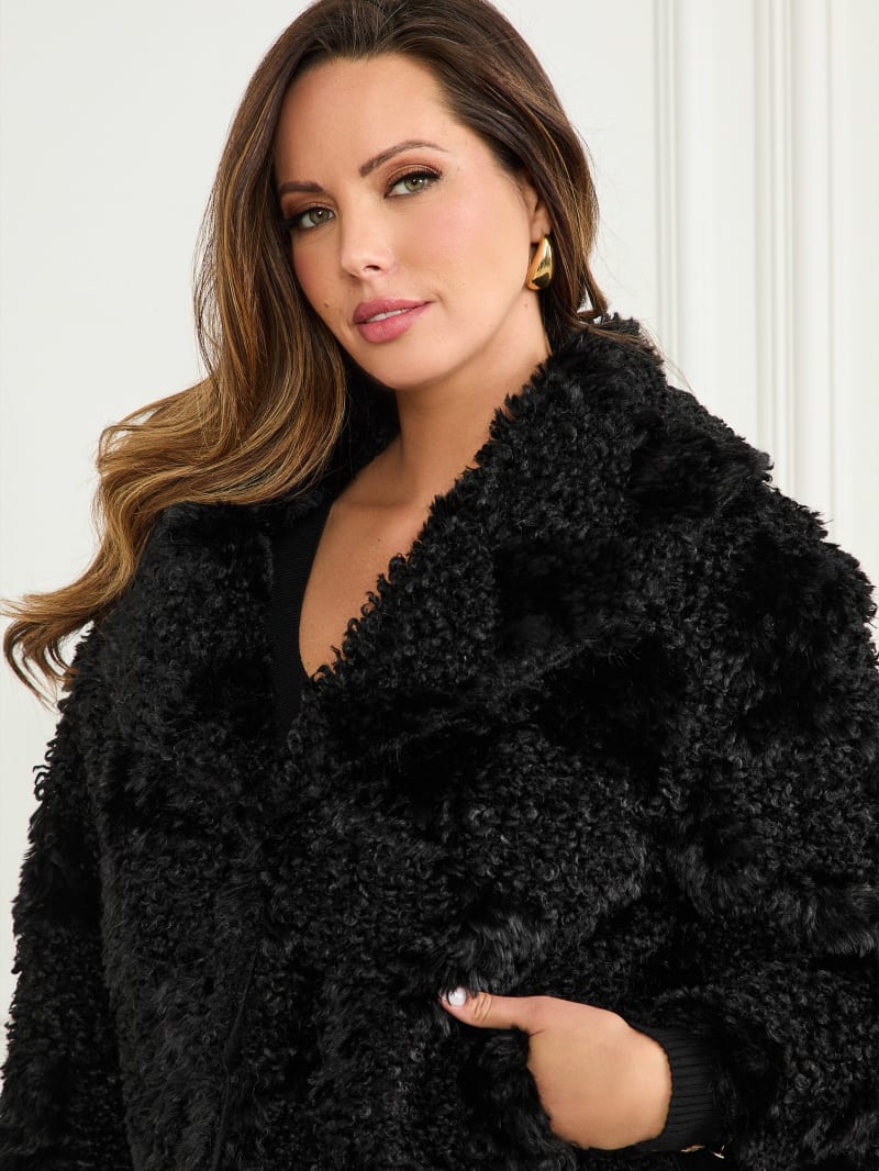 Margot Longline Faux Fur Coat Marciano