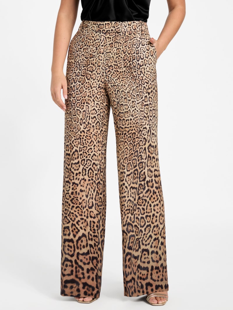 Amy Printed Satin Pant