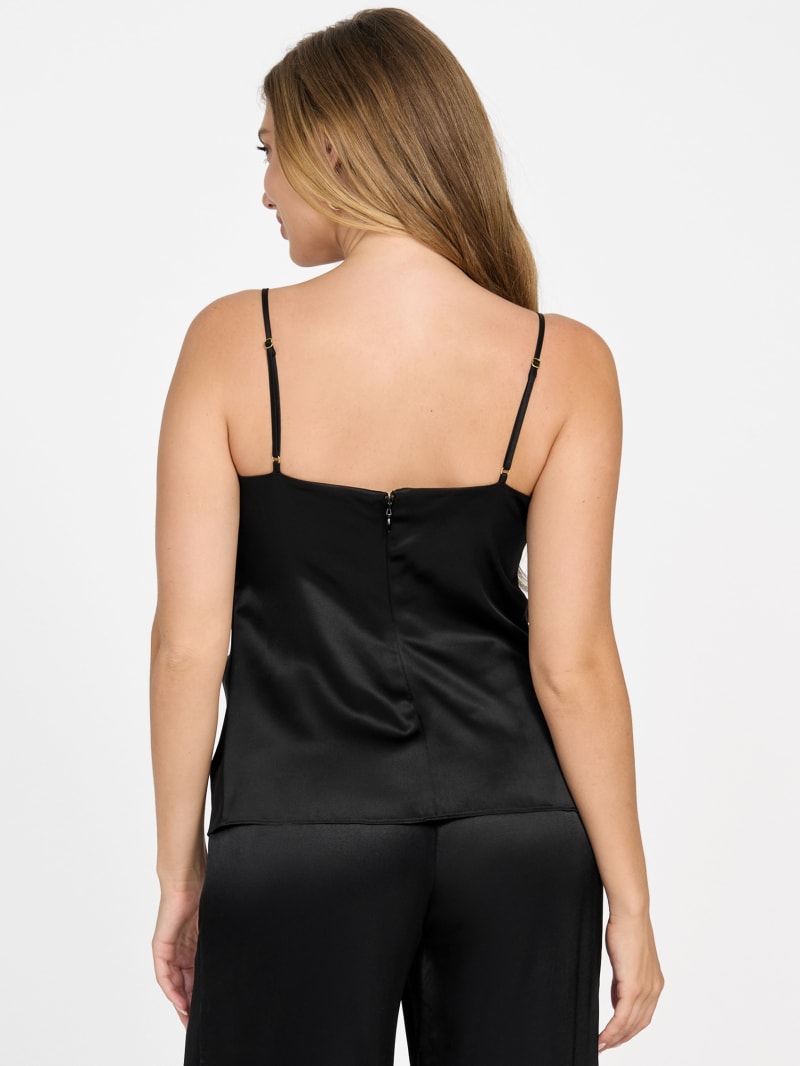 Aretha Satin Twisted Top | Marciano