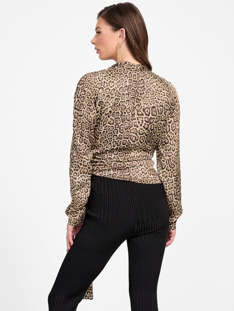 Eco Alanis Printed Wrap Blouse