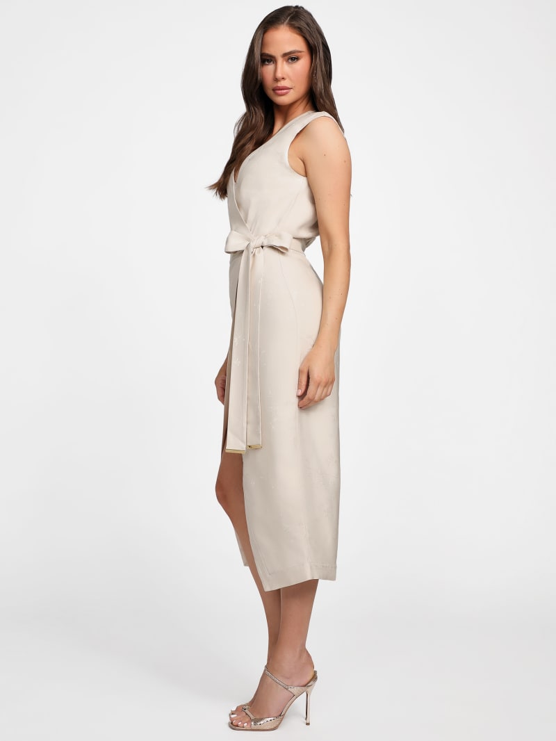 Whitney Floral Wrap Dress | GUESS Canada
