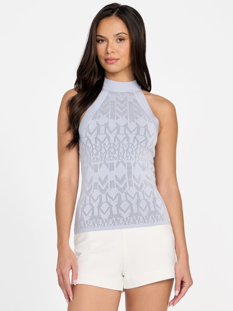 Billie Monogram Sweater Top