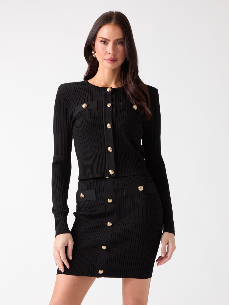 GUESS® Janet Ribbed Sweater Cardigan Women
