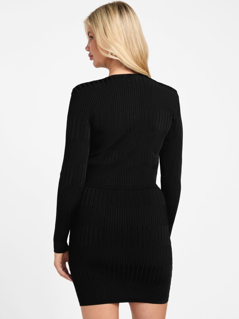 Janet Ribbed Sweater Cardigan