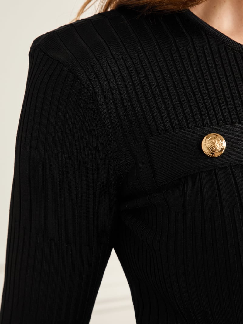 Janet Ribbed Sweater Cardigan - thumbnail 5
