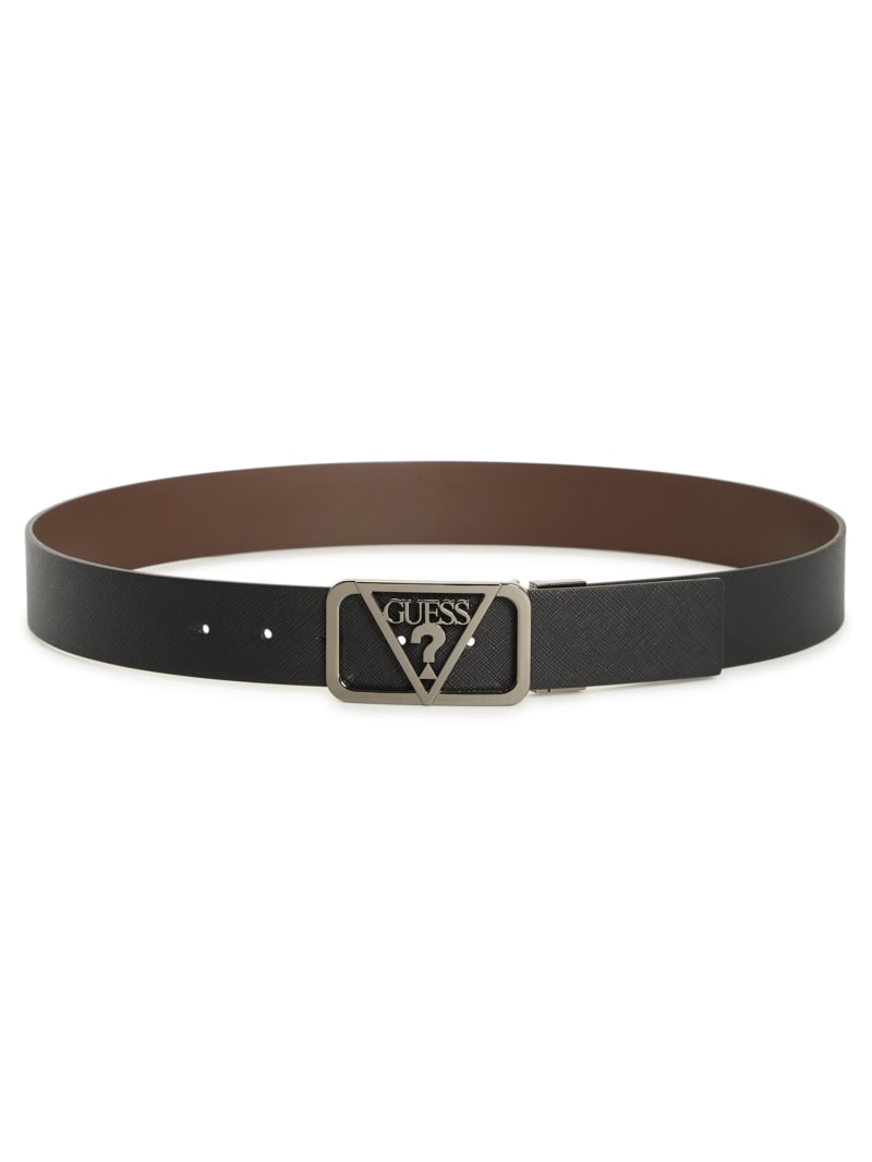 Cutout Logo Plaque Belt | GUESS Factory