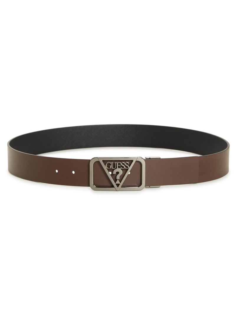 【GUESS USA】24fw STAR BELT Guess Belt noelle logo 4g BW9166 P4235 CLO, Black-white, 42