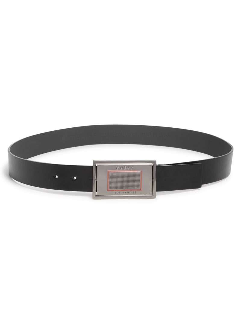 Spinner Logo Plaque Belt | GUESS Factory