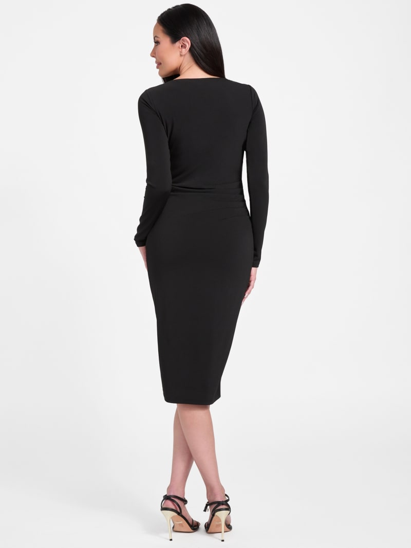 Marciano draped midi dress - thumbnail 4