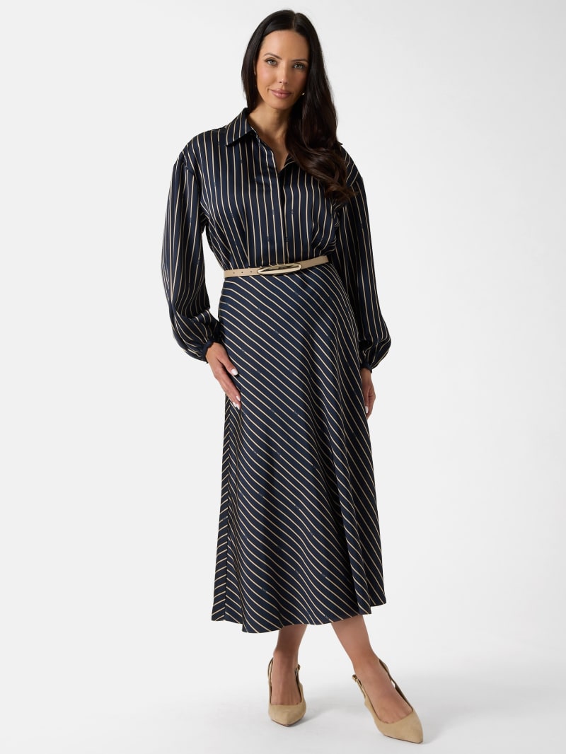 Eco Fatou Striped Maxi Dress
