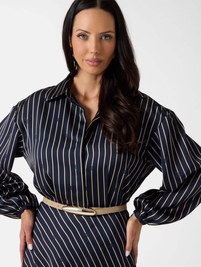 Eco Fatou Striped Maxi Dress