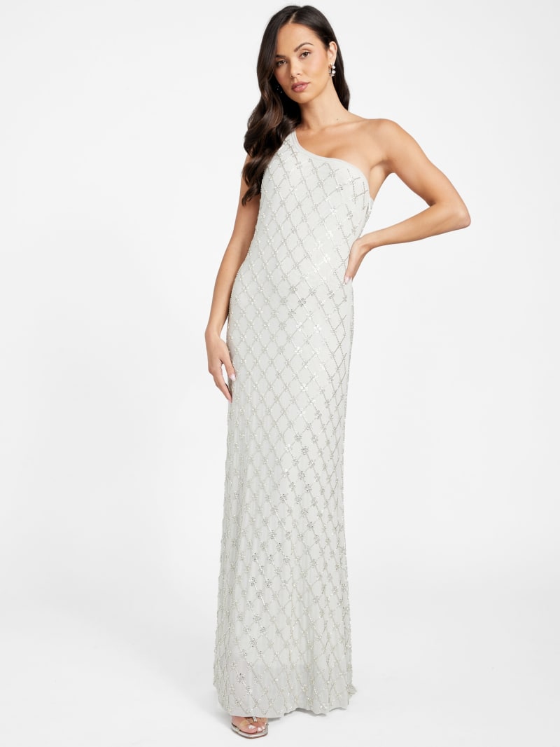guess white maxi dress GUESS Liza Lace Maxi Dress Women