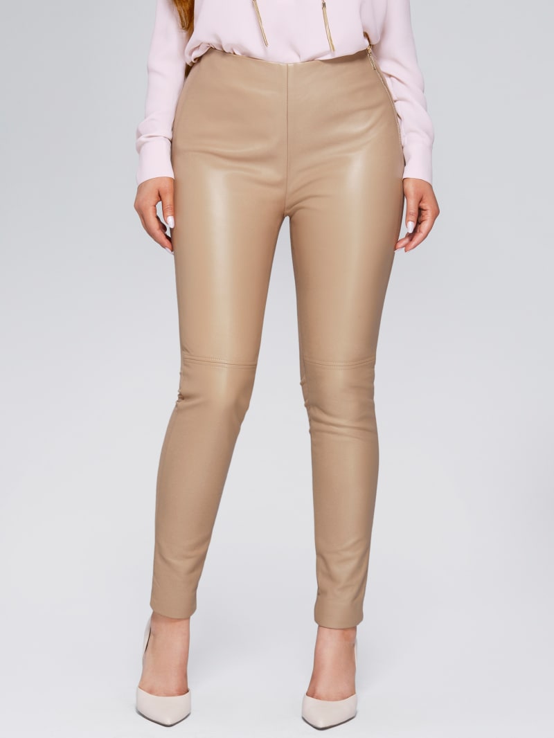 GUESS Coy High-Rise Leather Legging